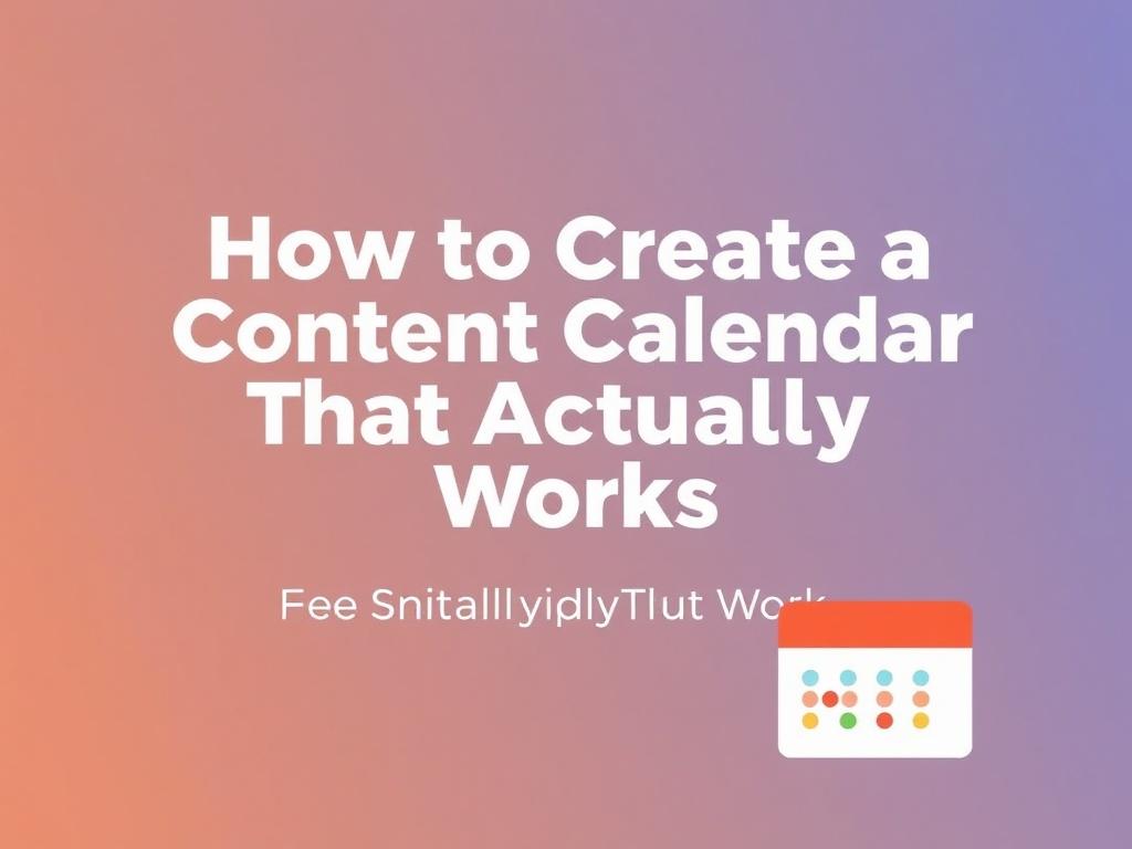     How to Create a Content Calendar That Actually Works. Examples of Calendar Entries That Actually Work