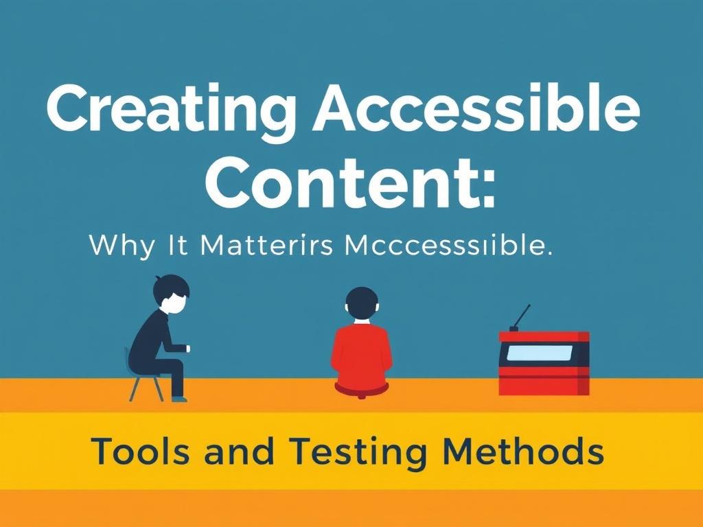     Creating Accessible Content: Why It Matters and How to Do It. Tools and Testing Methods