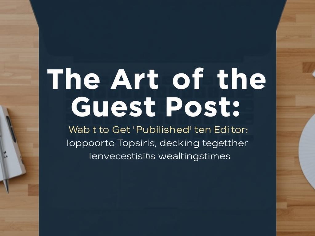     The Art of the Guest Post: How to Get Published on Top Sites. Building Long-Term Relationships with Editors