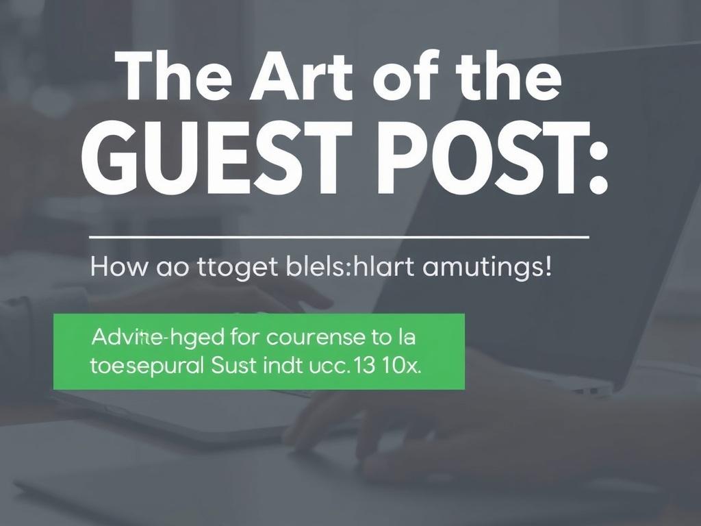    The Art of the Guest Post: How to Get Published on Top Sites. Advanced Tactics That Separate the Pros