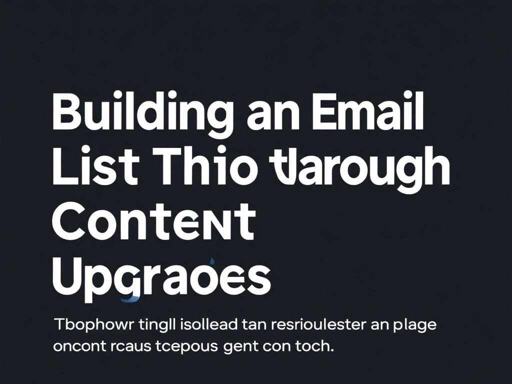     Building an Email List Through Valuable Content Upgrades. Tools and Resources to Make Content Upgrades Faster