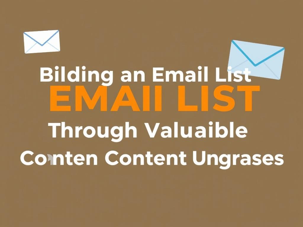     Building an Email List Through Valuable Content Upgrades. List of Content Upgrade Ideas by Niche