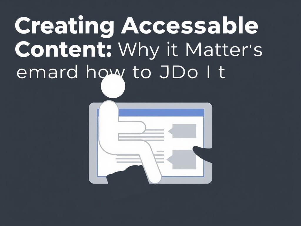     Creating Accessible Content: Why It Matters and How to Do It. Case Examples: Simple Changes That Made a Big Difference